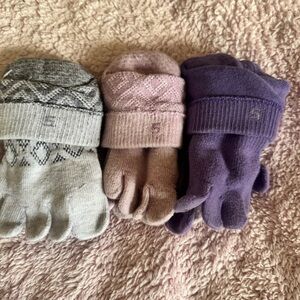 Pilates Toe socks set of 3. Size small 6-8